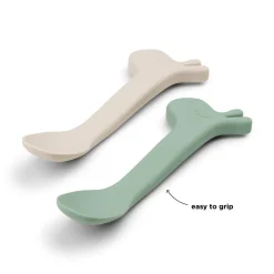 Silicone spoon 2-pack - Lalee - Green
