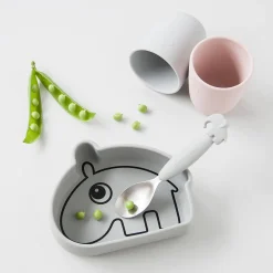 Silicone Stick & Stay bowl - Ozzo - Grey