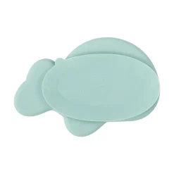 Silicone Stick & Stay plate - Wally - Blue