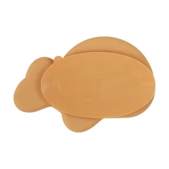 Silicone Stick & Stay plate - Wally - Mustard