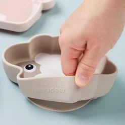 Silicone Stick&Stay bowl - Sheepy - Sand