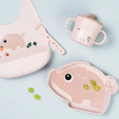 Silicone Stick&Stay plate - Pigee - Powder