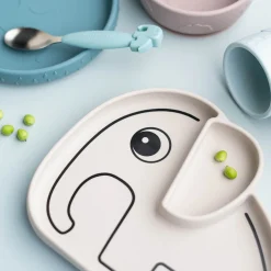 Silicone Stick&Stay plate - Elphee - Sand