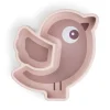 Silicone Stick&Stay snack plate - Birdee - Powder
