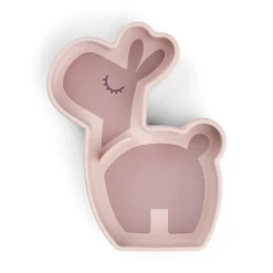 Silicone Stick&Stay snack plate - Lalee - Powder