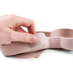 Silicone Stick&Stay snack plate - Lalee - Powder