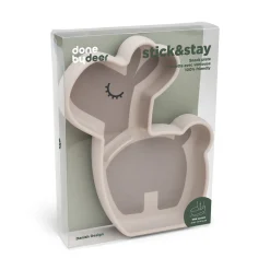 Silicone Stick&Stay snack plate - Lalee - Sand
