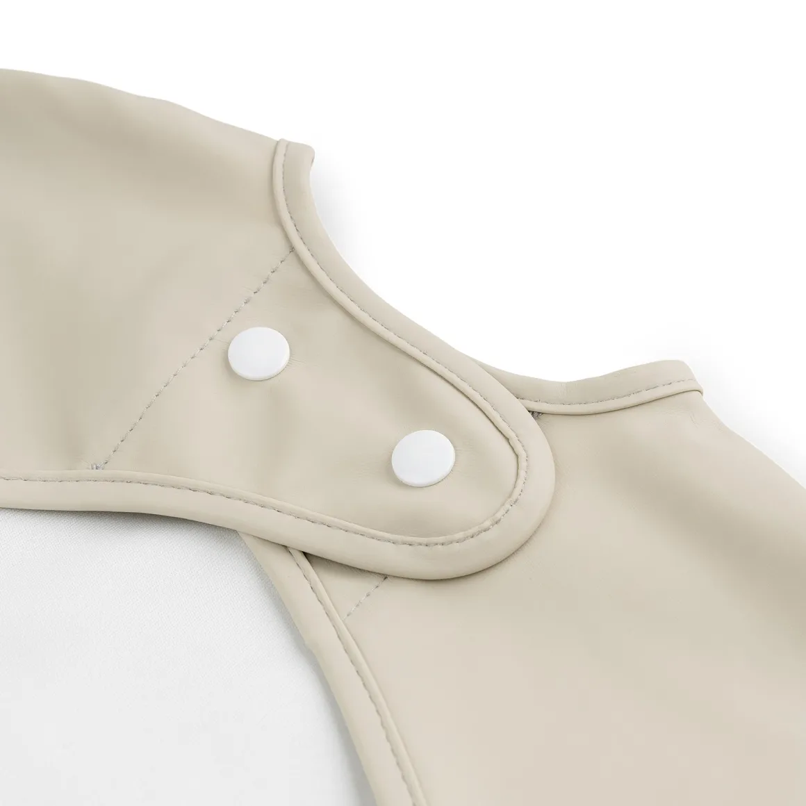 Sleeved pocket bib - Lalee - Sand