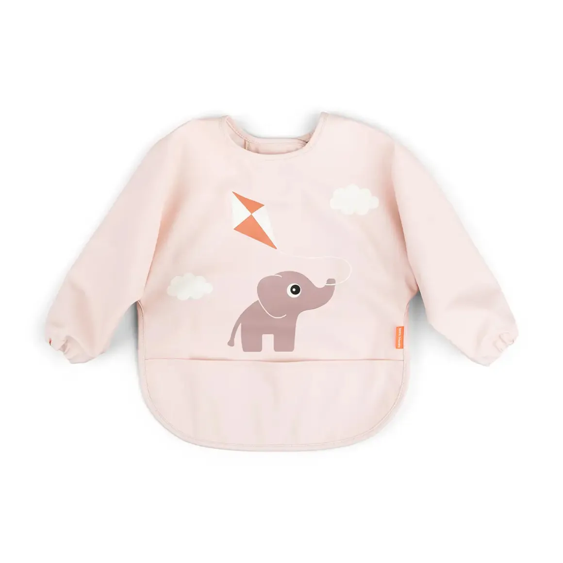 Sleeved pocket bib - Playground - Powder