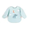 Sleeved pocket bib - Playground - Blue