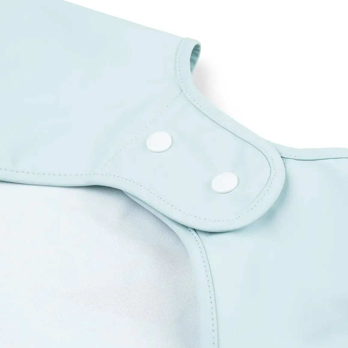 Sleeved pocket bib - Playground - Blue