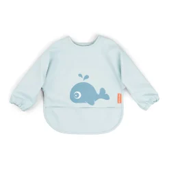Sleeved pocket bib - Wally - Blue