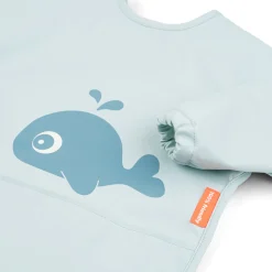 Sleeved pocket bib - Wally - Blue