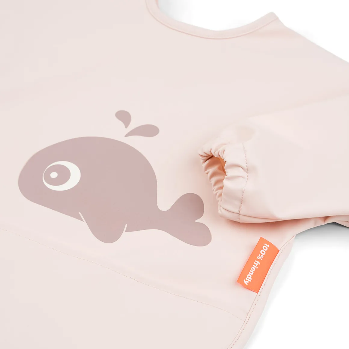 Sleeved pocket bib - Wally - Powder
