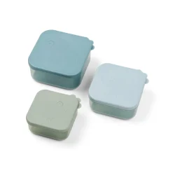 Snack box set 3 pcs - Deer friends - Blue