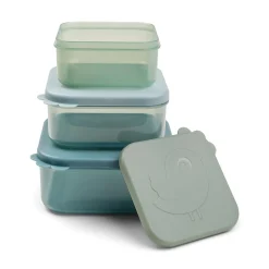 Snack box set 3 pcs - Deer friends - Blue