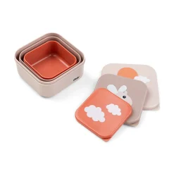 Snack box set 3 pcs - Happy clouds - Powder