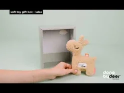 Soft toy gift box - Lalee - Sand