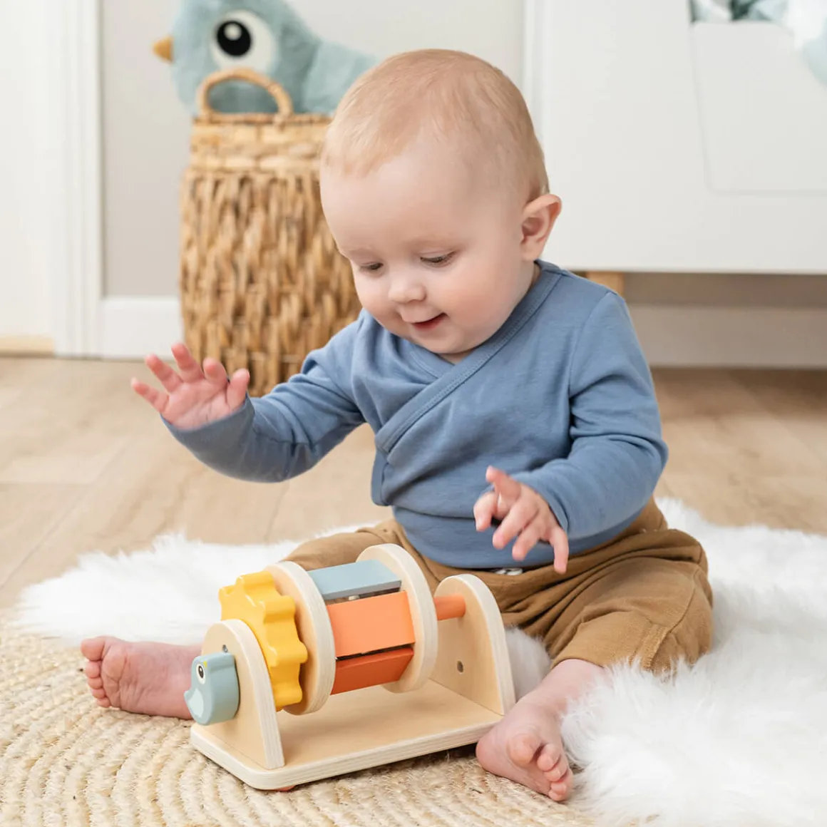 Spinner activity toy - Birdee - Colour mix