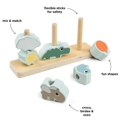 Stacking toy - Happy clouds - Colour mix