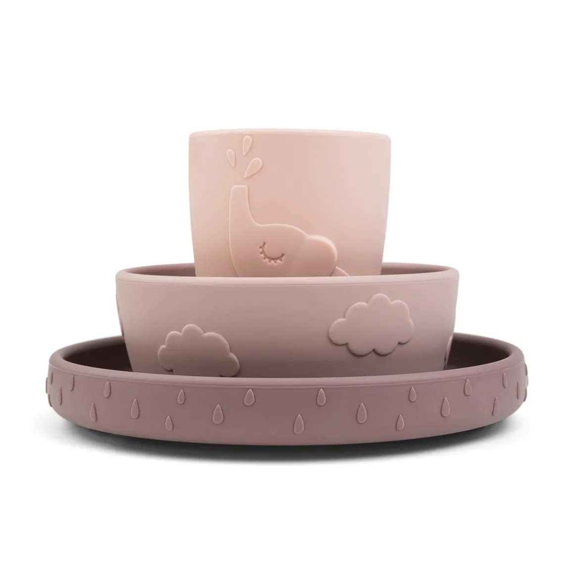 Stick & Stay dinner set - Deer friends - Powder