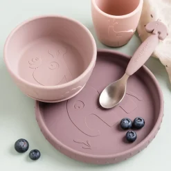 Stick & Stay dinner set - Deer friends - Powder