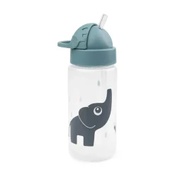 Straw bottle - Elphee - Blue - 350 ml