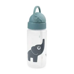 Straw bottle - Elphee - Blue - 350 ml
