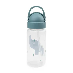 Straw bottle - Elphee - Blue - 350 ml