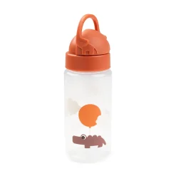 Straw bottle - Happy clouds - Papaya - 350 ml