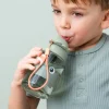 Straw bottle - Playground - Green - 280 ml