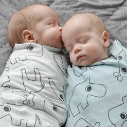 Swaddle 2-pack - Contour - Grey