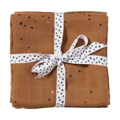 Swaddle 2-pack - Dreamy dots - Mustard