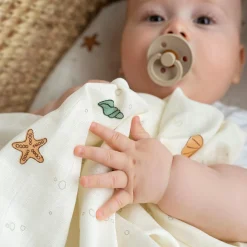 Swaddle 2-pack - Sea friends - Beige