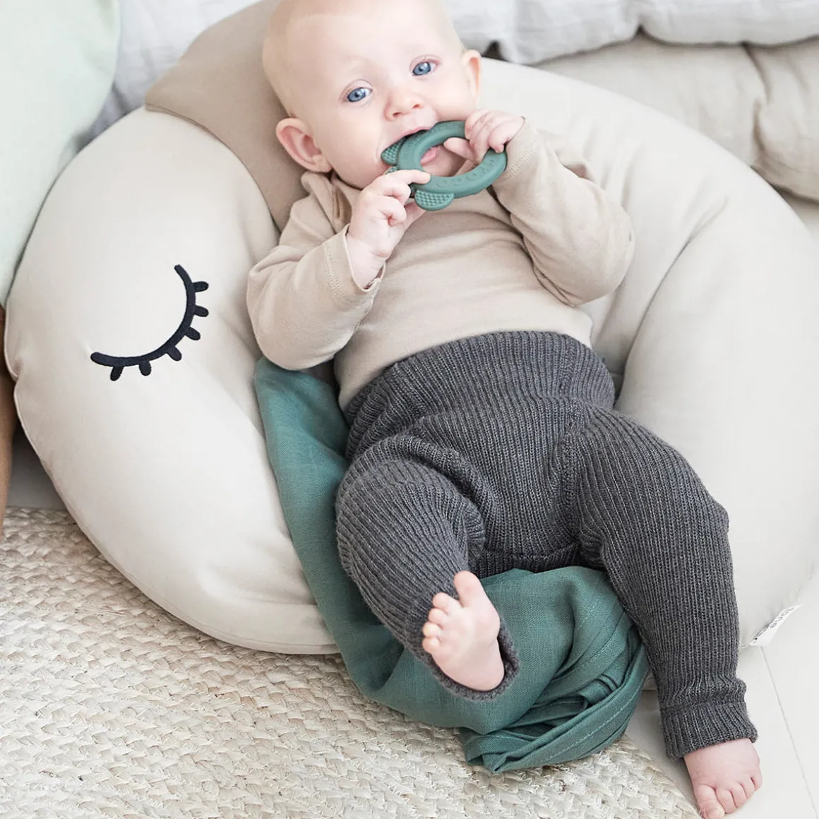 Teether 2-pack - Deer friends - Powder
