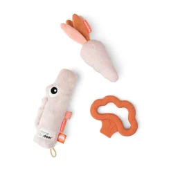 Tiny activity toy set 3 pcs - Croco - Powder