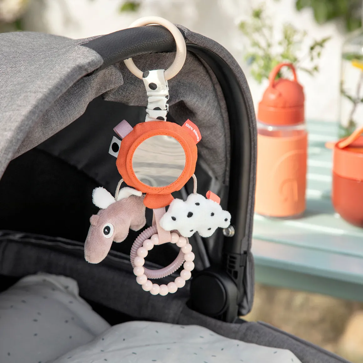 To go activity mirror - Happy clouds - Papaya