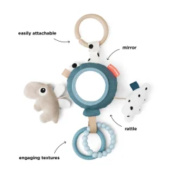 To go activity mirror - Happy clouds - Blue