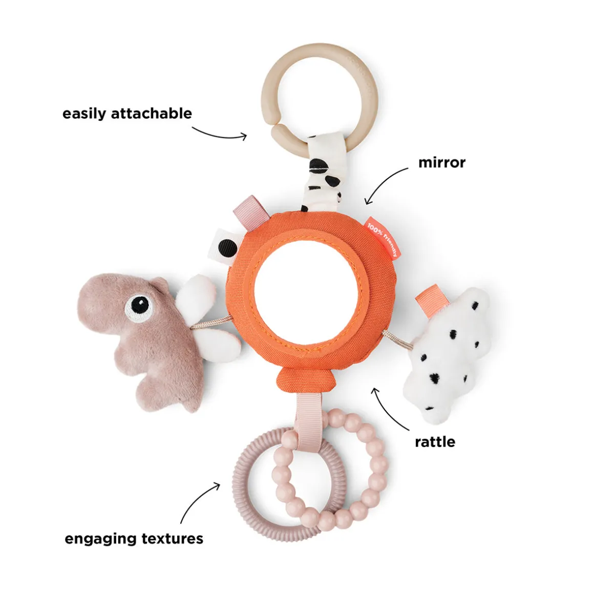 To go activity mirror - Happy clouds - Papaya
