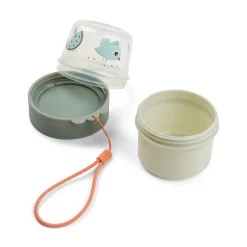To go 2-way snack container S - Birdee - Green
