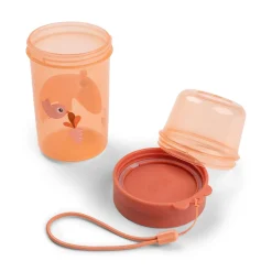 To go 2-way snack container L - Ozzo - Papaya