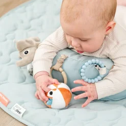 Tummy time activity pillow - Playground - Blue