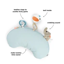 Tummy time activity pillow - Playground - Blue
