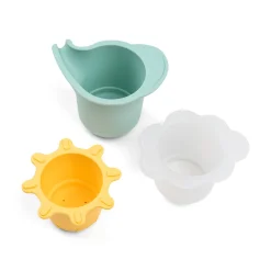 Water play & stacking cups 3 pcs - Elphee - Colour mix