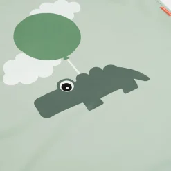 Waterproof kids apron - Happy clouds - Green