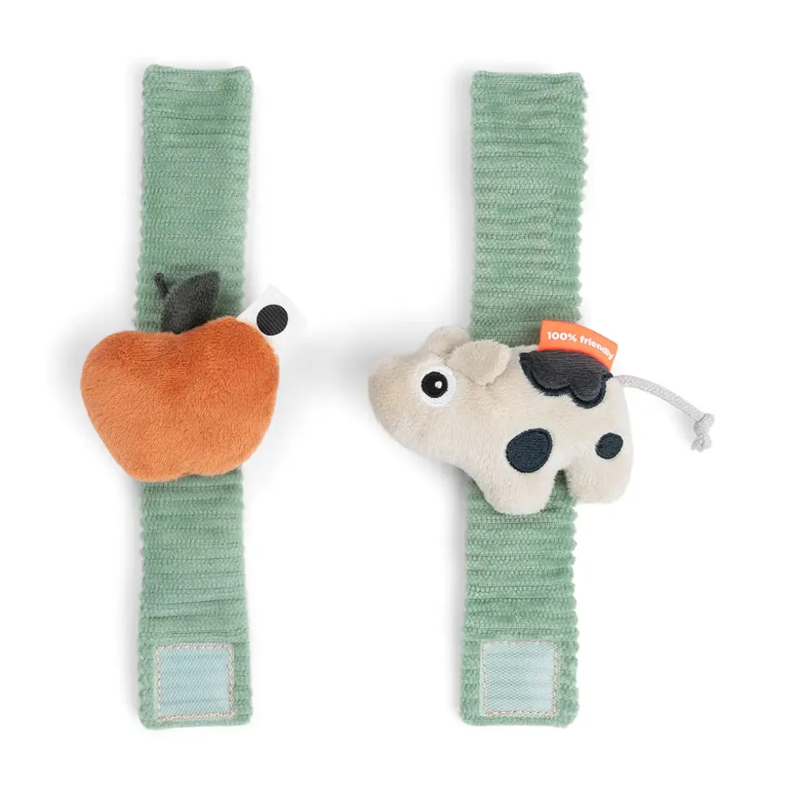Wrist rattle set 2-pack - Dotti - Green