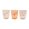 Yummy mini glass 3 pcs - Happy clouds - Papaya